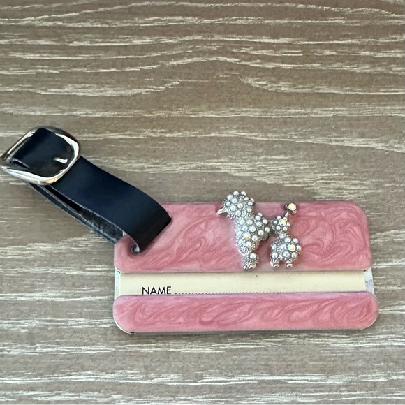 New Spring Street Poodle Luggage Tag - Picture 1 of 5